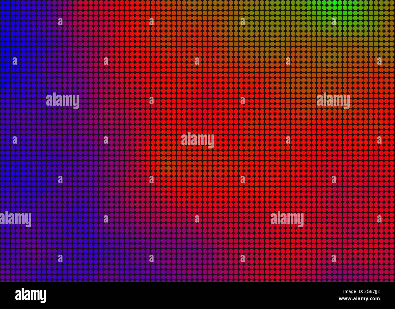Abstract Geometrical color pixel generative art illustration Stock ...