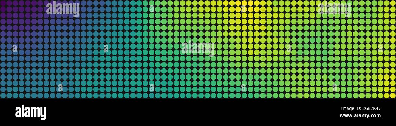Abstract Geometrical color pixel generative art illustration Stock ...