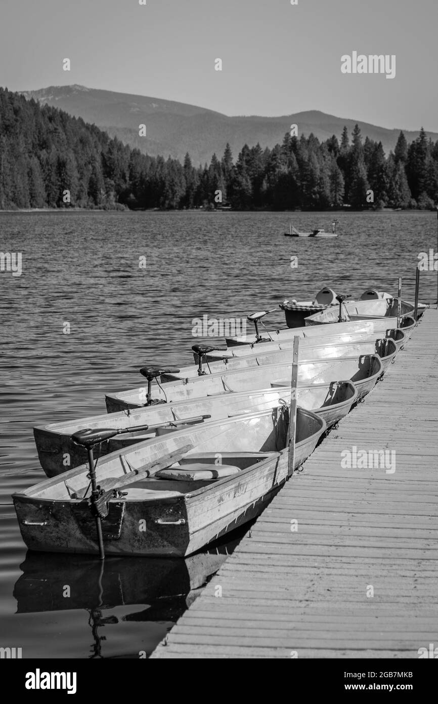 Mirror Lake. Sagle, Idaho Stock Photo Alamy