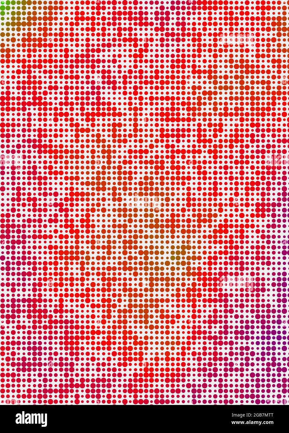 Abstract Geometrical color pixel generative art illustration Stock ...