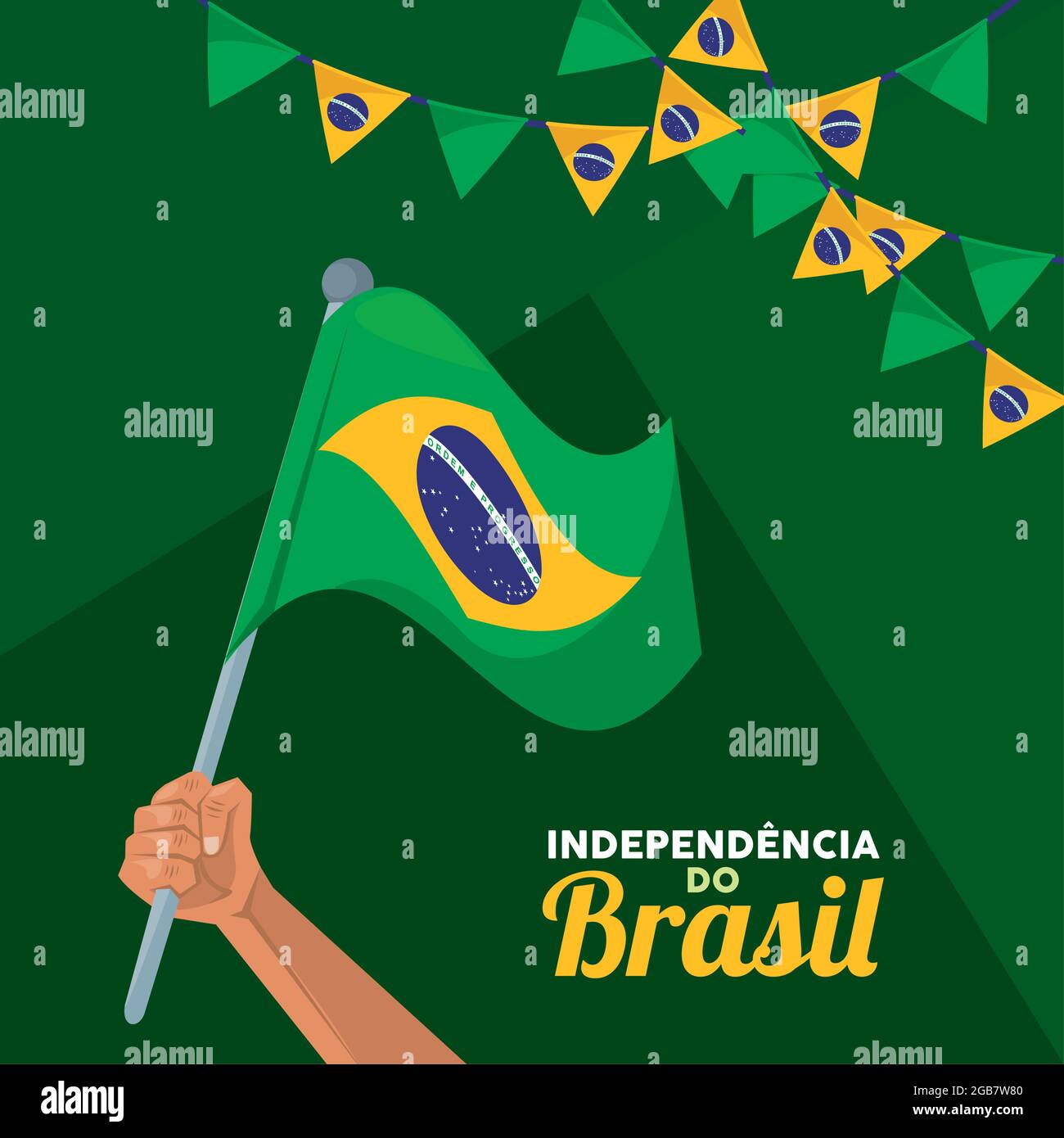 happy brazil independence celebration Stock Vector Image & Art - Alamy