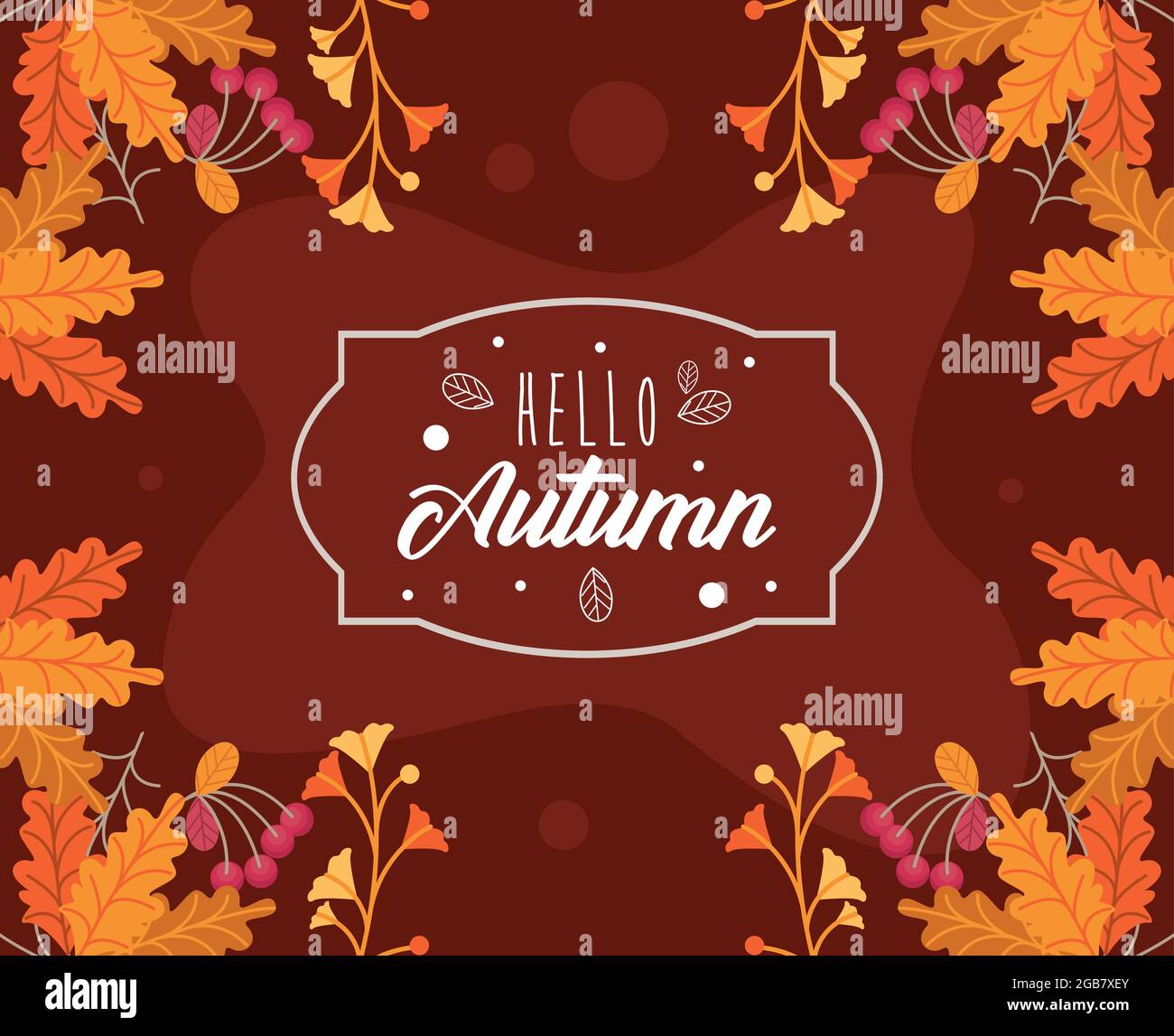 autumn season card Stock Vector Image & Art - Alamy