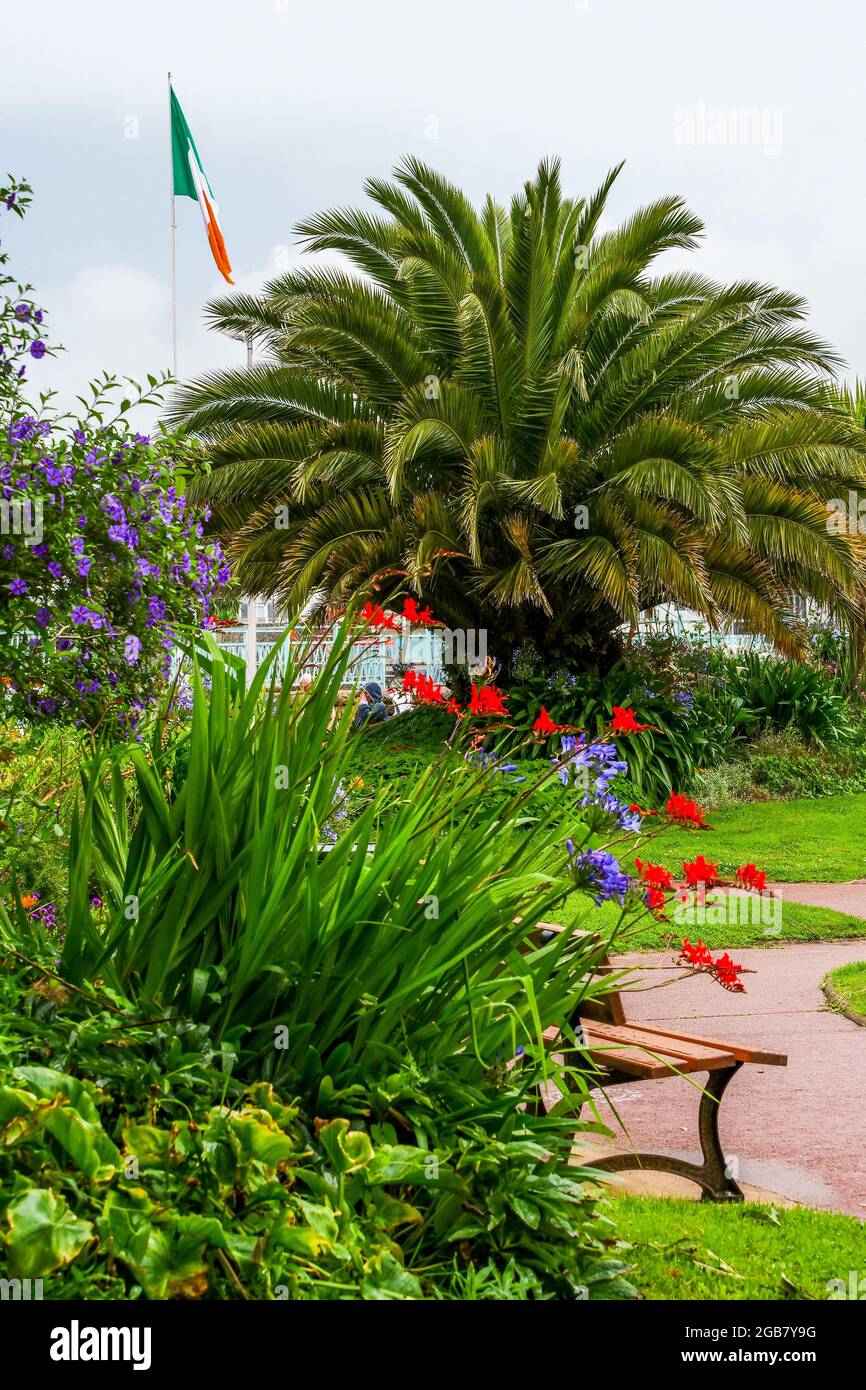 Public park, Napoleon square, Cherbourg, Manche department, Cotentin