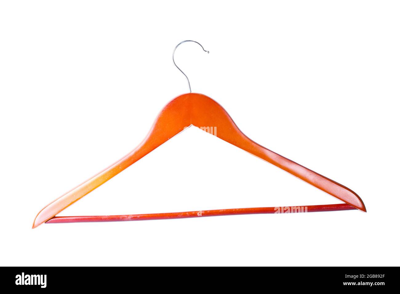 Wooden Hanger Isolated On White Stock Photo Alamy wooden-hanger-isolated-on-white-stock-photo-alamy