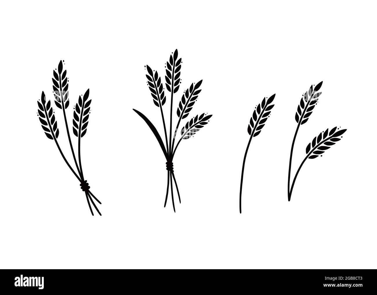 Lineart Hd Transparent, Lineart Sketch Wheat, Wheat Drawing, Wheat Sketch,  Line Draft PNG Image For Free Download