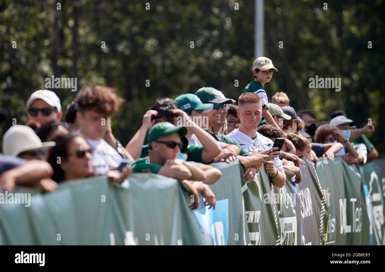 August 2, 2021, Florham Park, New Jersey, USA New York Jets fans got