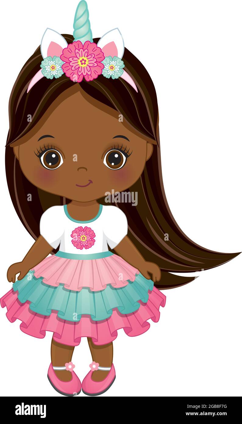 De niña de unicornio sale