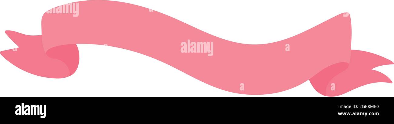 pink ribbon decoration Stock Vector Image & Art - Alamy
