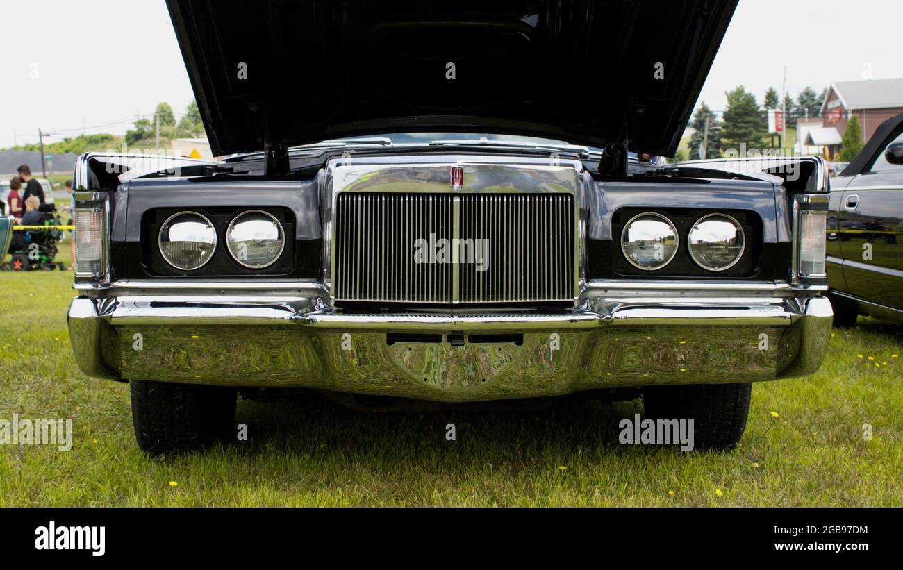 A Front View of a Lincoln Mark III Stock Photo