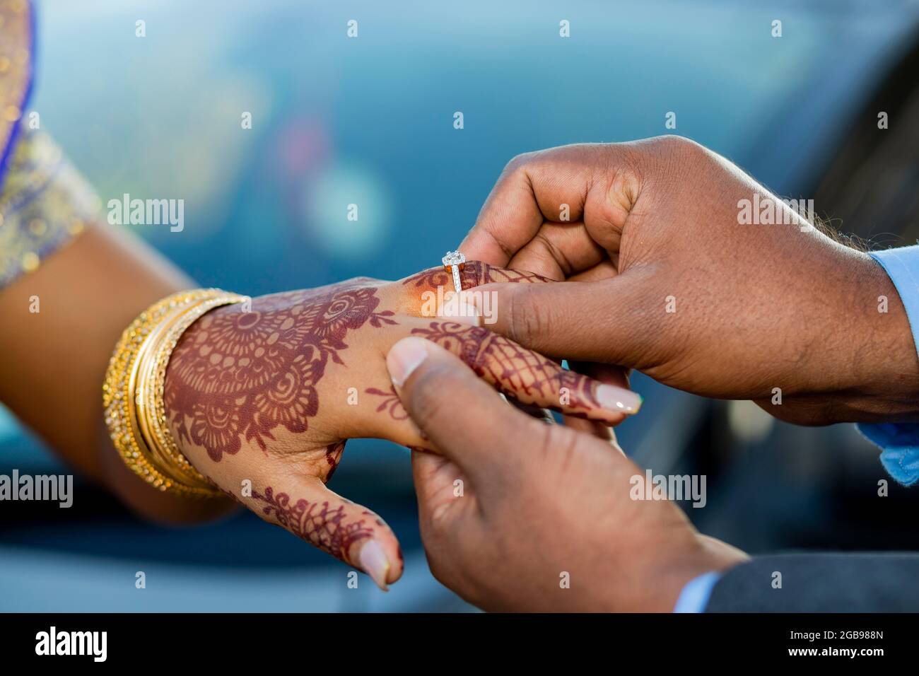 South Asian Indian Hindu wedding ceremony , close up of hands cross to Each  Other, Stock Photo, Picture And Royalty Free Image. Pic. WR0284273 |  agefotostock