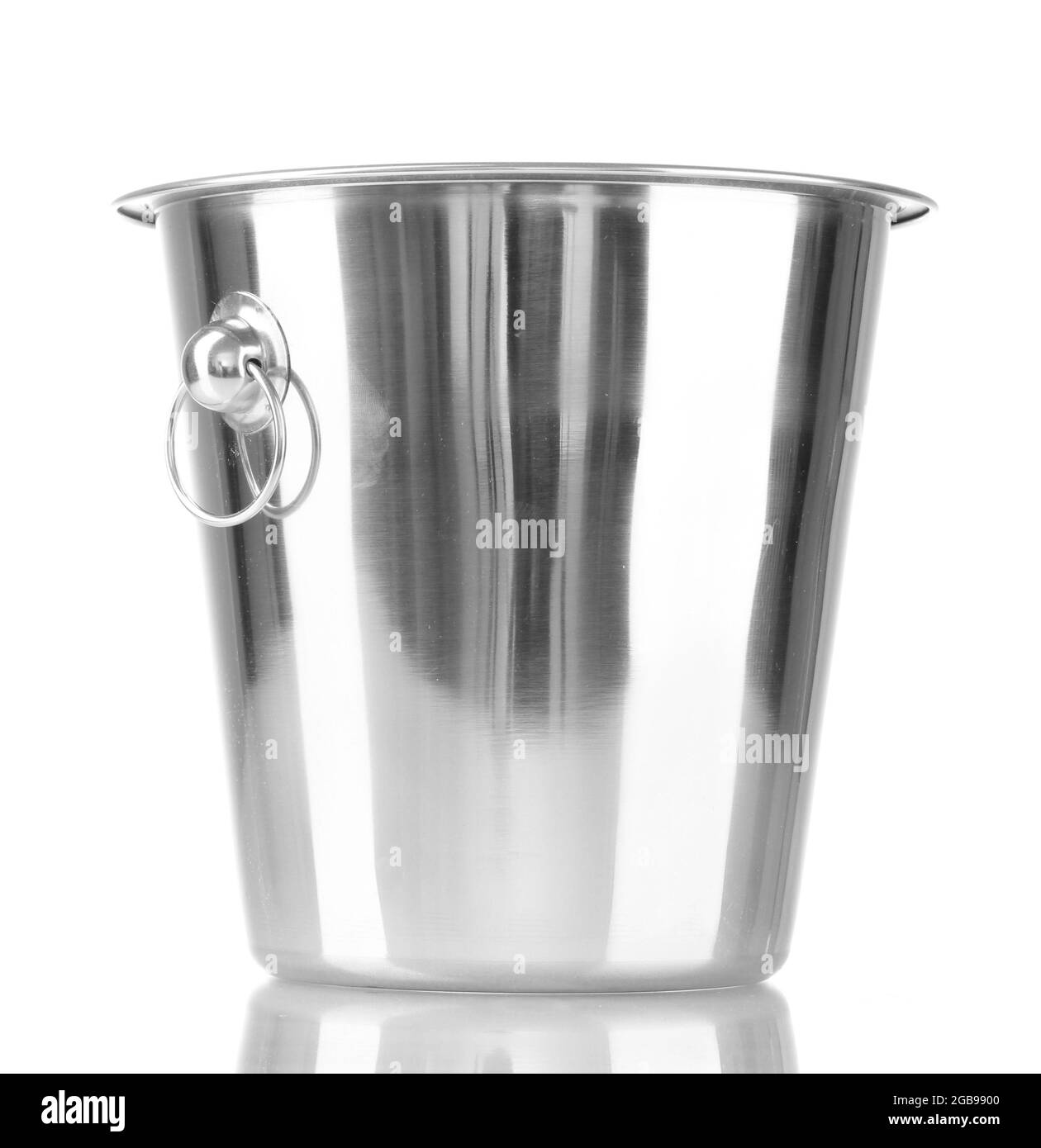 empty bucket for champagne bottle isolated on a white Stock Photo Alamy