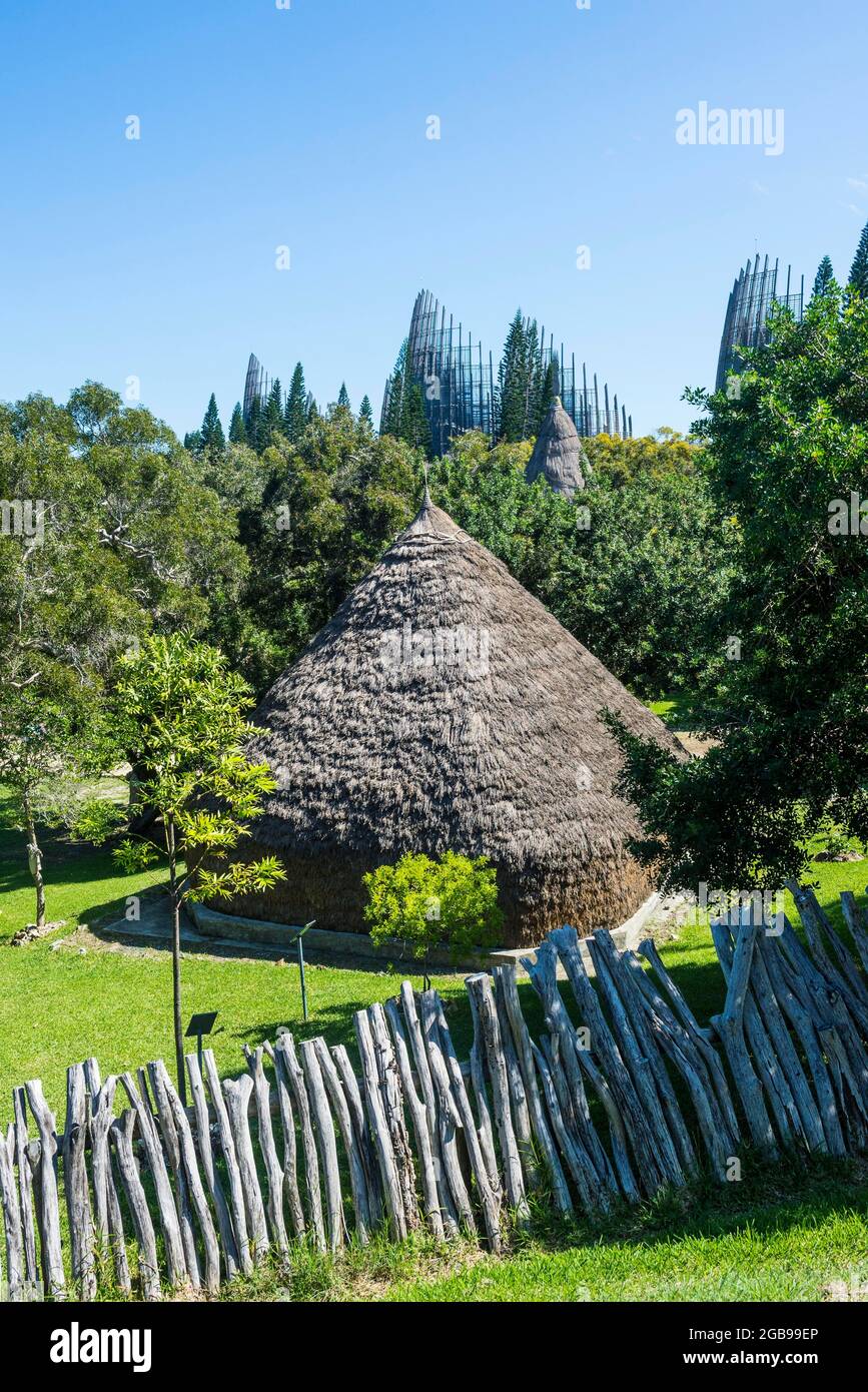 Jean Marie Tjibaou Cultural Centre Noumea New Caledonia Stock Photo Jean Marie Tjibaou Cultural Centre Noumea New Caledonia Stock Photo