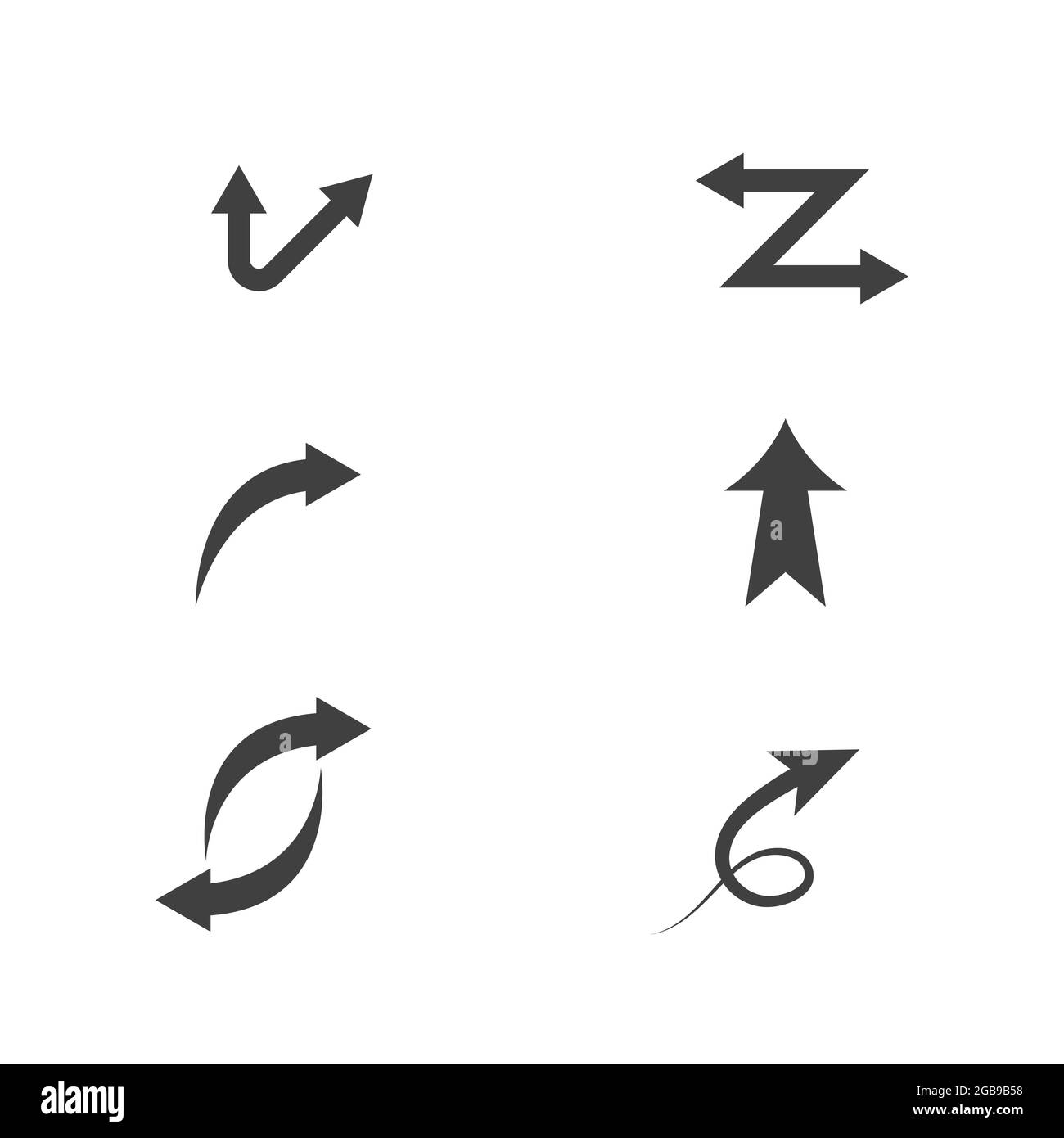 Arrow vector illustration icon Logo Template design Stock Vector Image ...