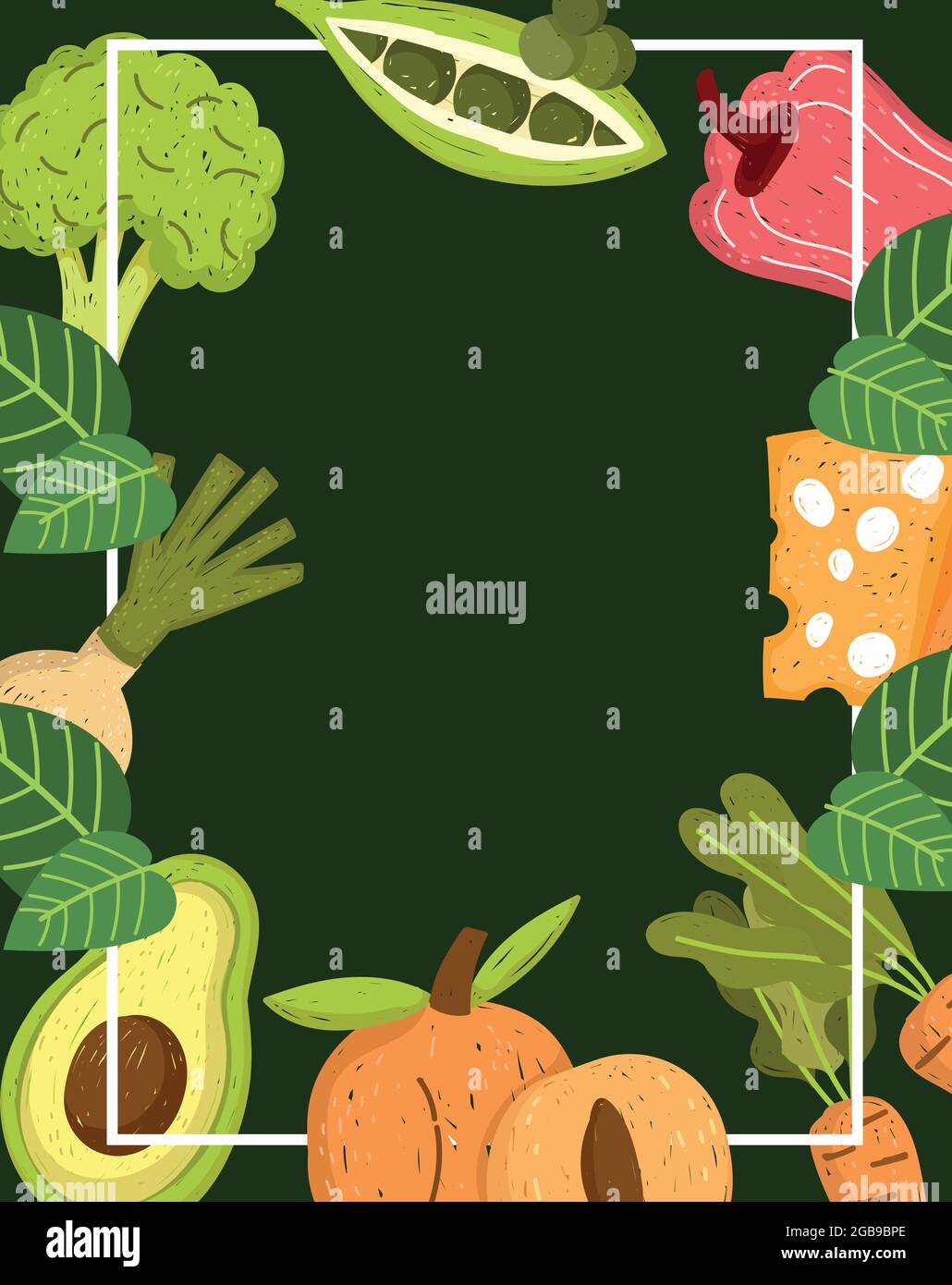 vegetables and fruit Stock Vector Image & Art - Alamy