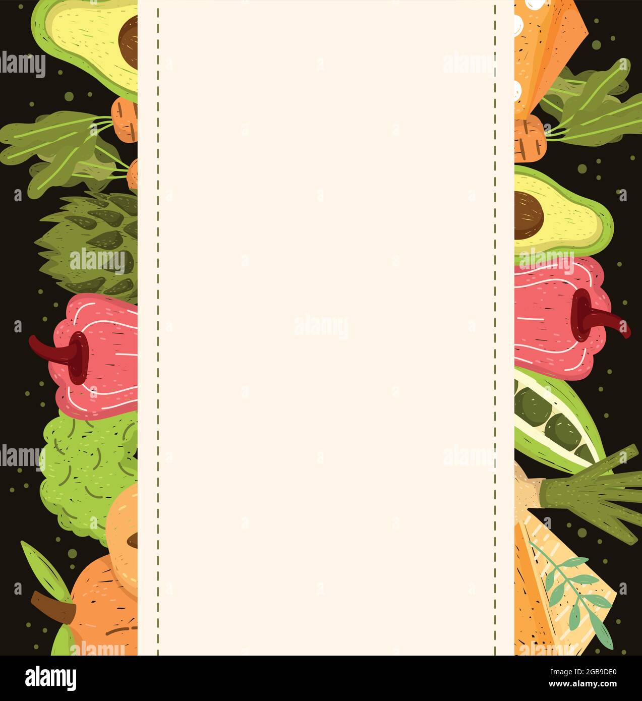 vegetables organic healthy Stock Vector Image & Art - Alamy