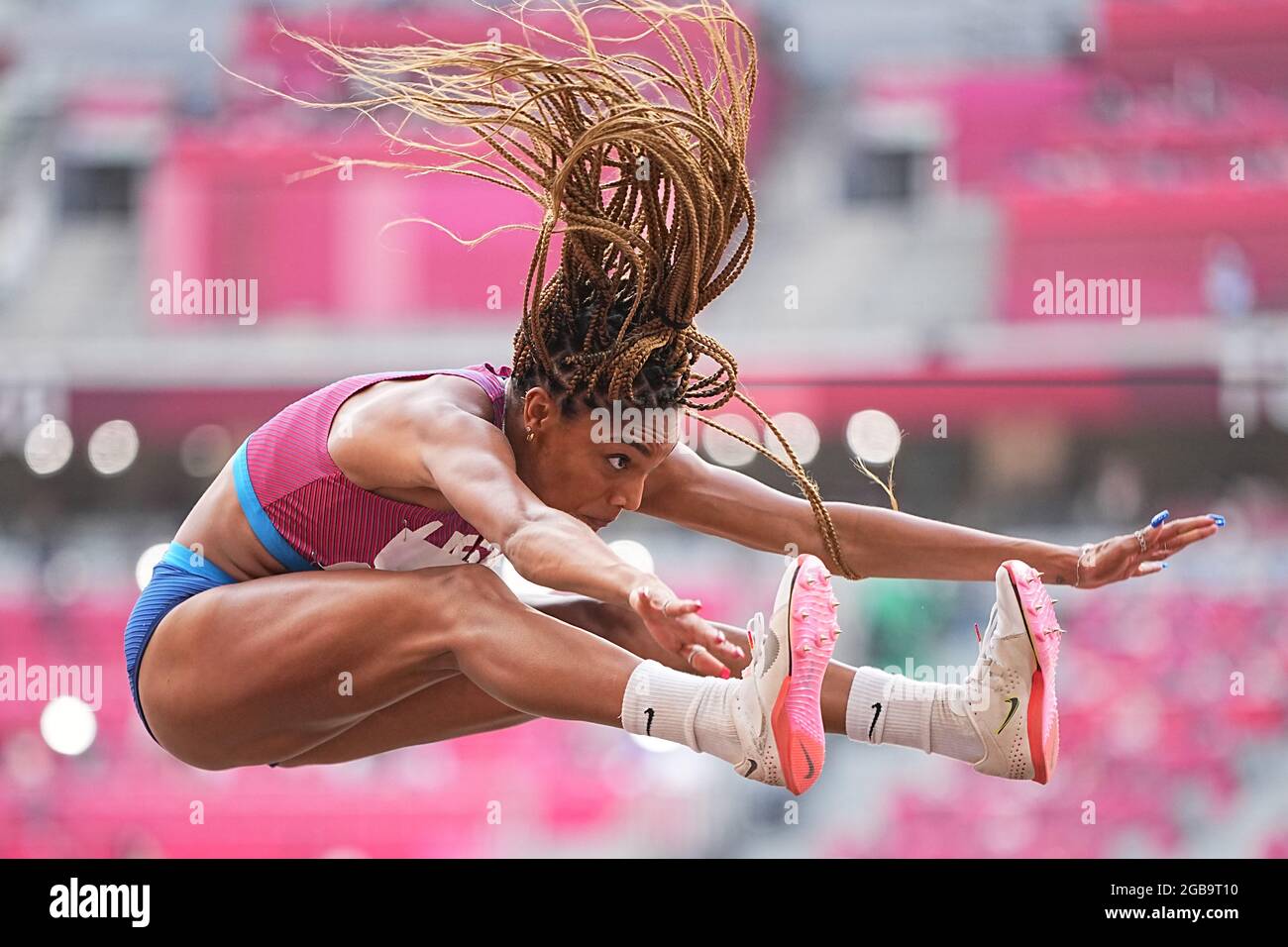 Tokyo, Japan. 03rd Aug, 2021. Athletics Olympics, long jump, women
