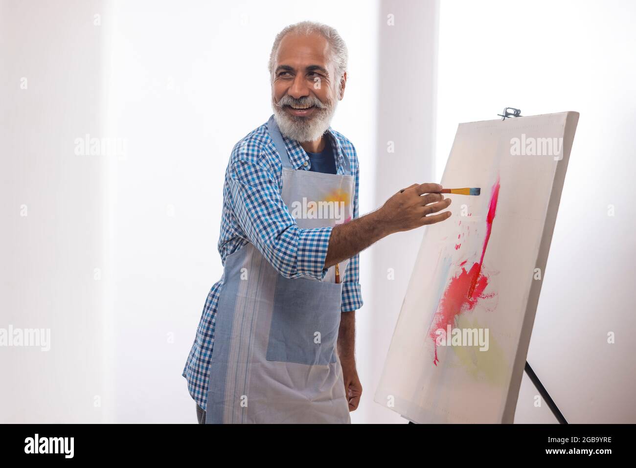Modern painting old man hi-res stock photography and images - Alamy