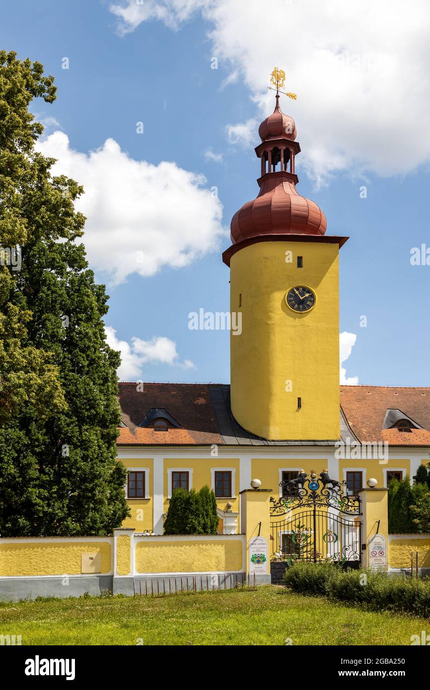 zamek Straz nad Nezarkou, Jizni Cechy, Ceska republika / castle Straz nad Nezarkou, South Bohemia, Czech republic Stock Photo