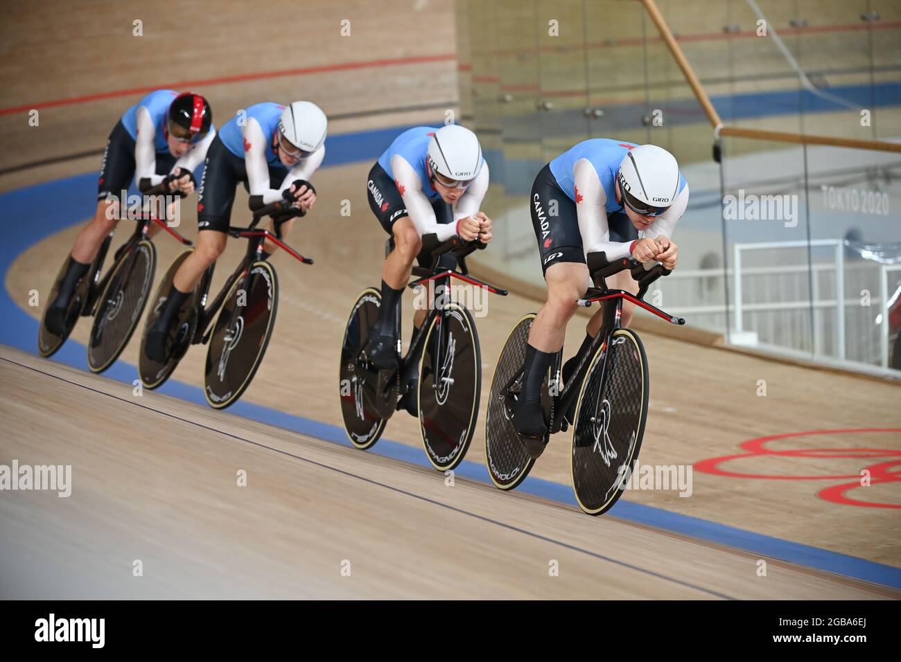 Izu, Japan. 02nd Aug, 2021. Cycling: Olympics, track cycling, team ...