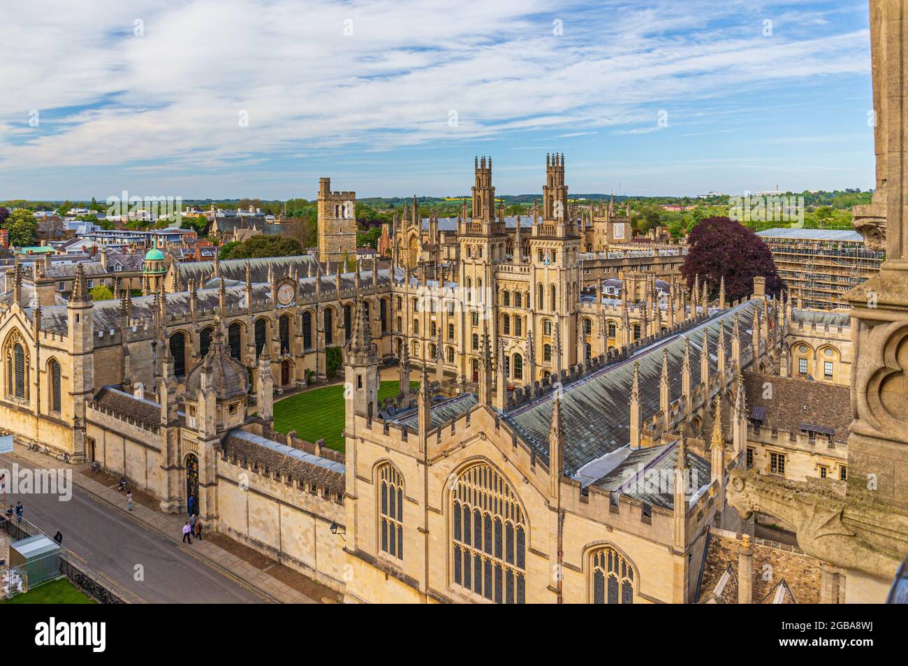All Souls College at the university of Oxford. Oxford, England Stock Photo