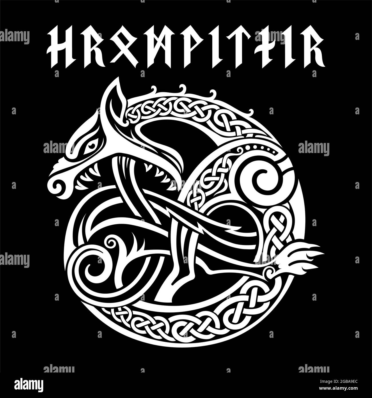Fenrir Norse Symbol