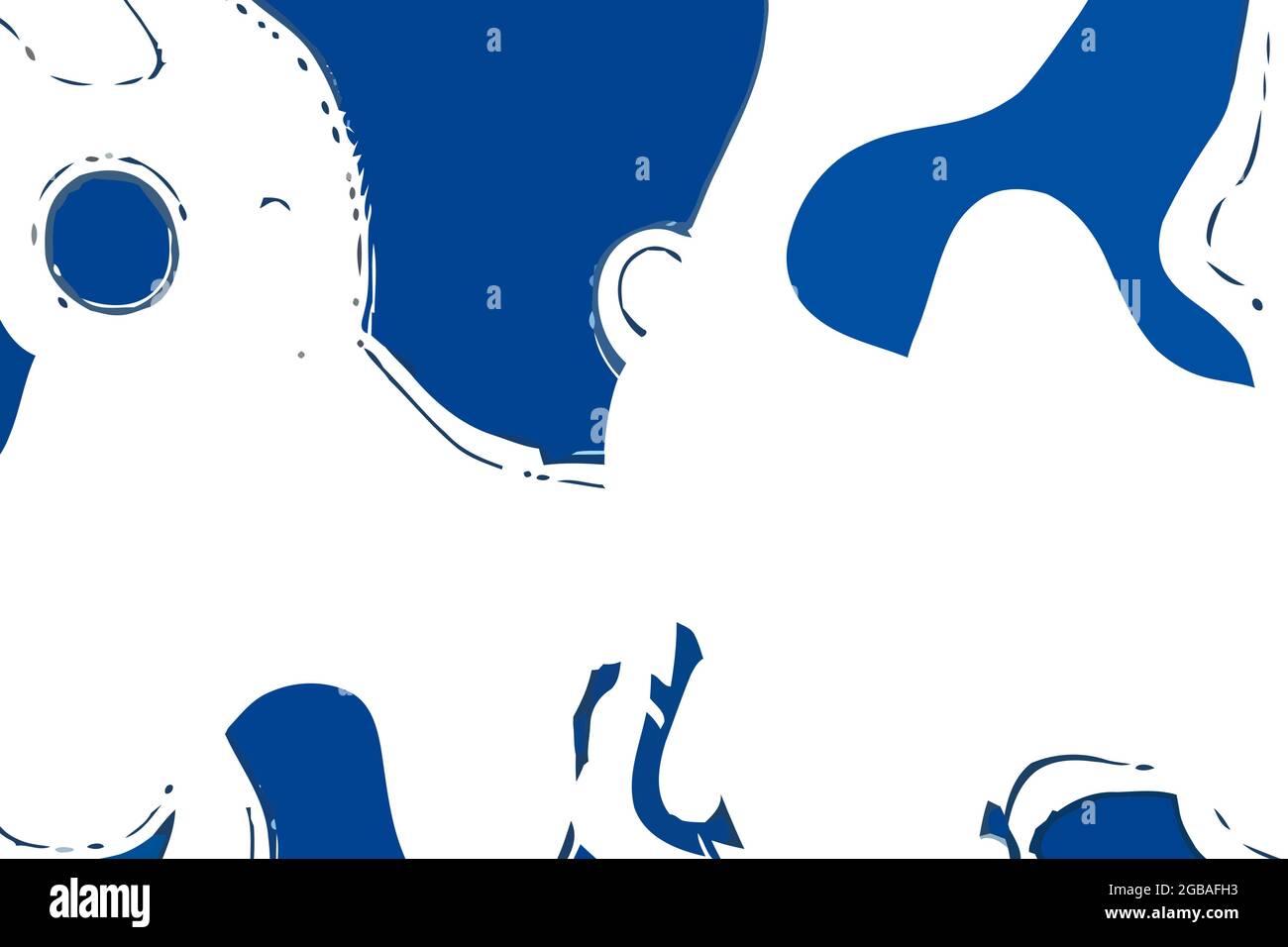 Blue and white background. Abstract vector. Moving waves design. Fluid ...