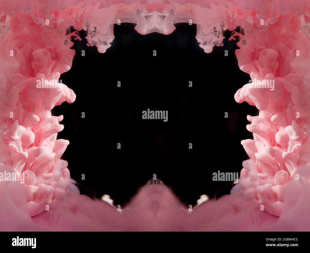 color abstraction, color mix liquid Stock Photo