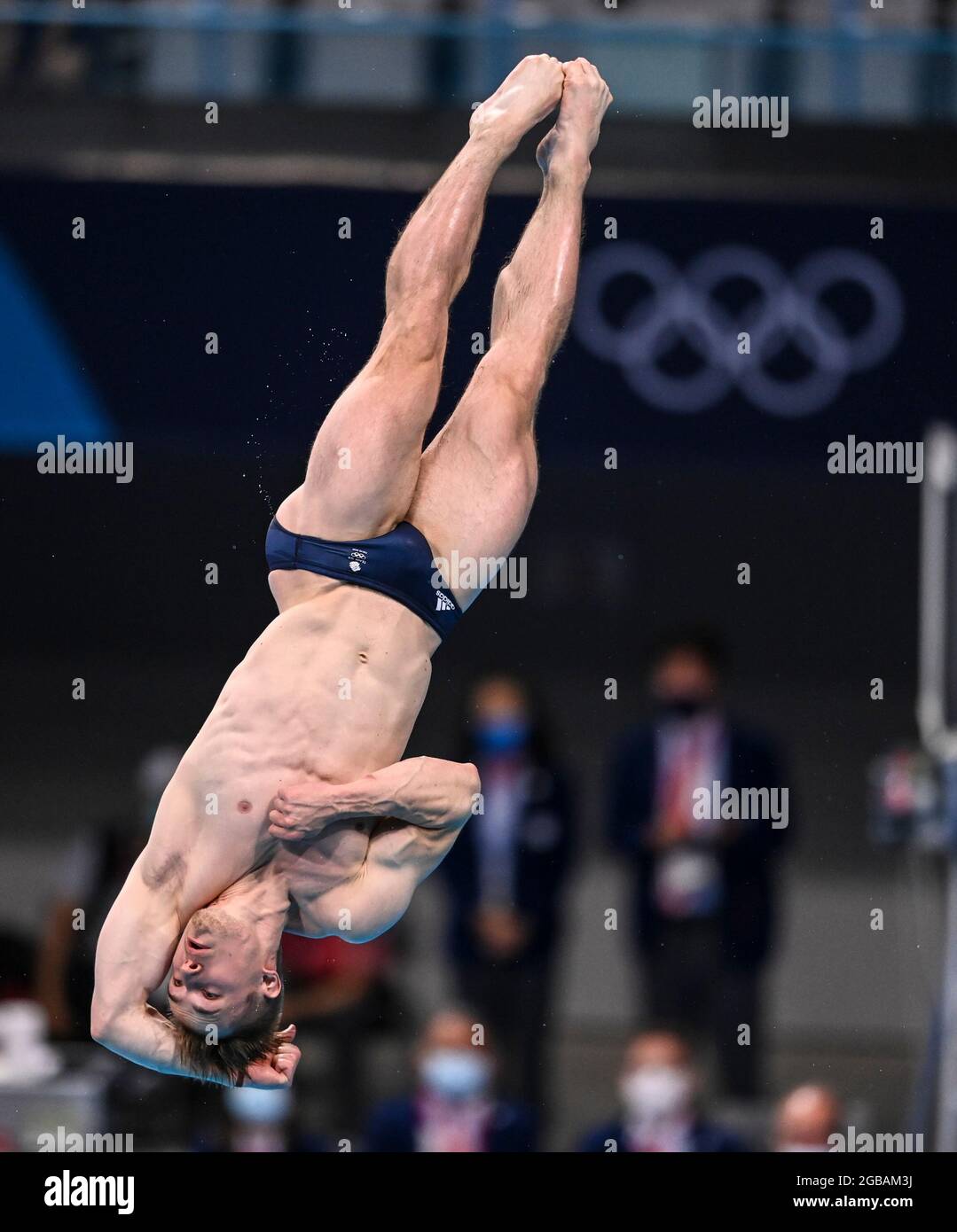 Tokyo, Japan. 3rd Aug, 2021. Jack Laugher of Great Britain competes ...