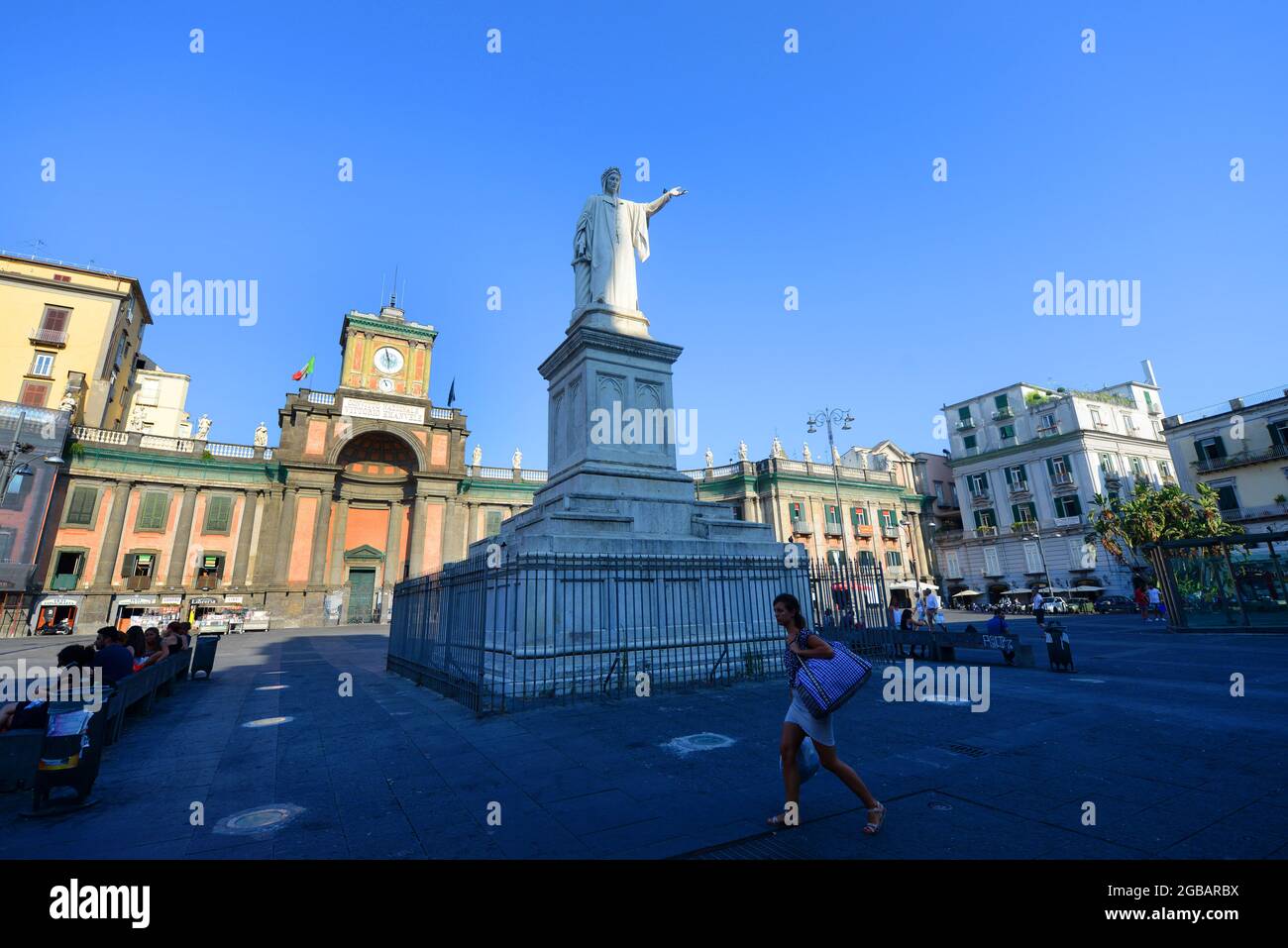 Piazza Dante in Naples, Italy Stock Photo - Alamy