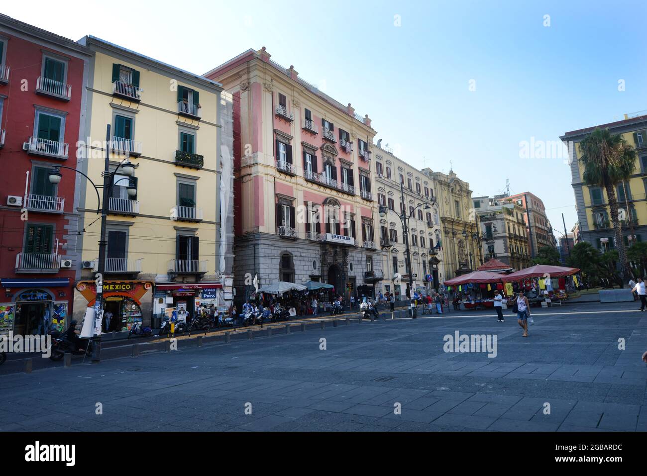 Piazza Dante in Naples, Italy Stock Photo - Alamy