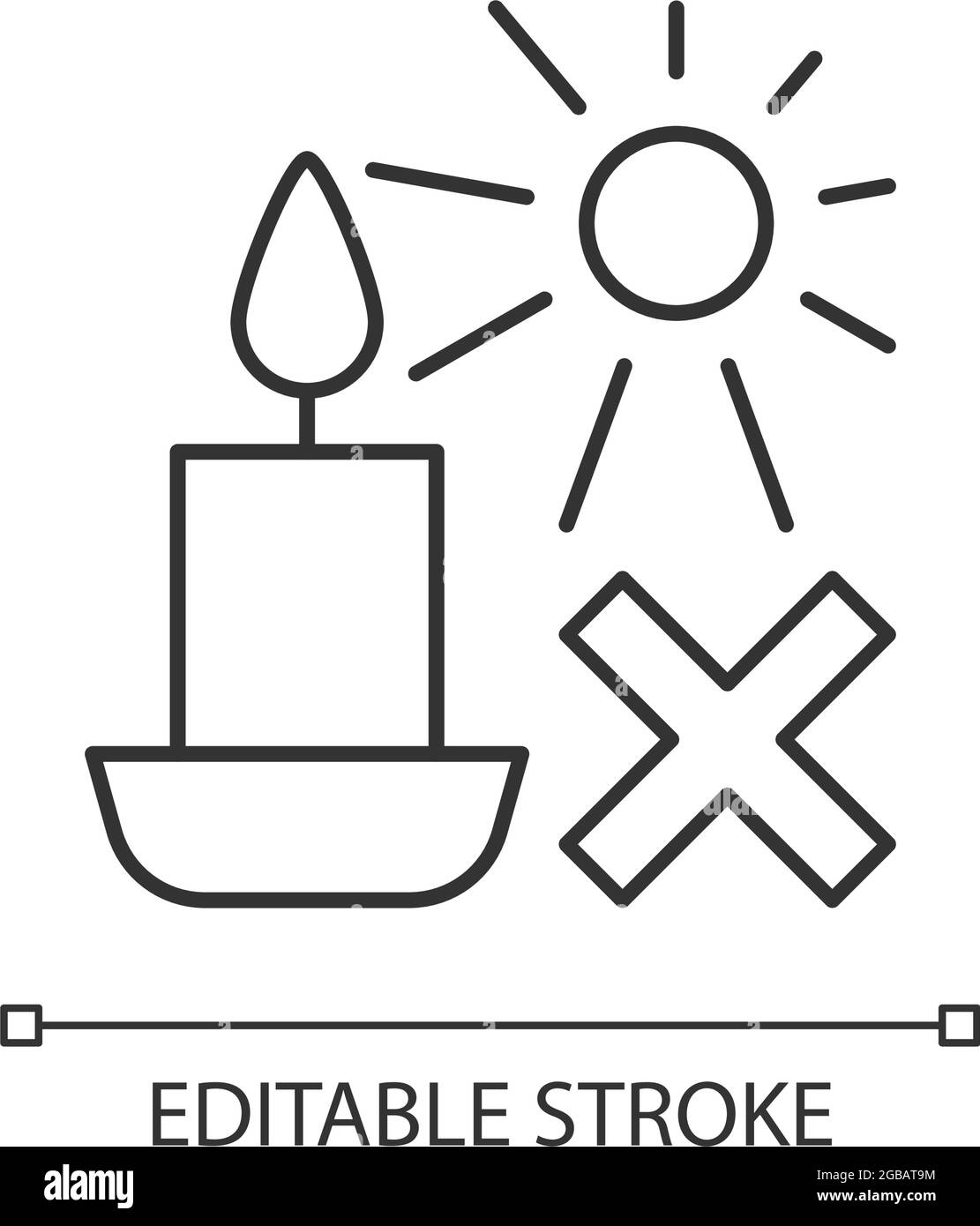 Avoid direct sunlight icon Black and White Stock Photos & Images Alamy