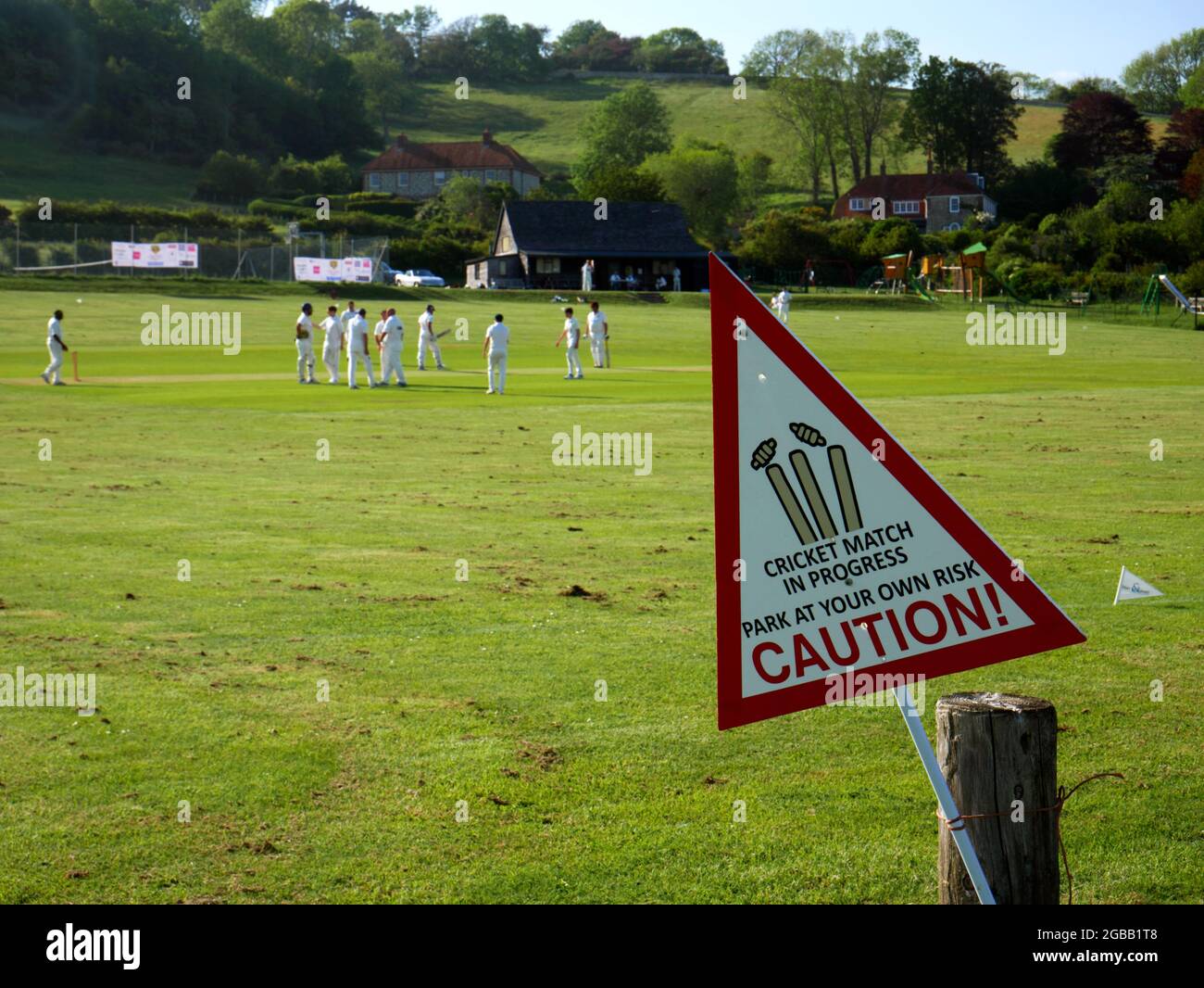 Caution cricket match hires stock photography and images Alamy