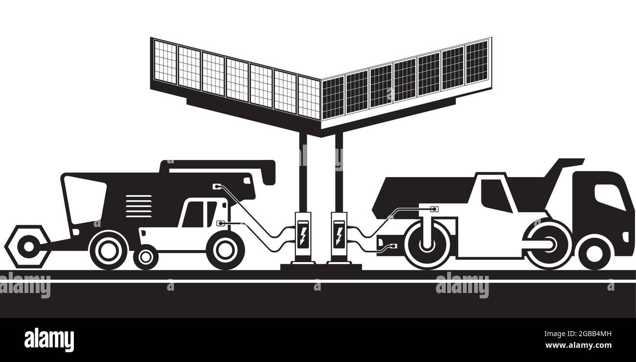 Ev charging icon vector vectors hi-res stock photography and images - Alamy