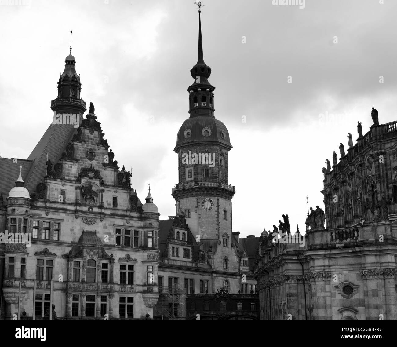To dresden castle Black and White Stock Photos & Images Alamy