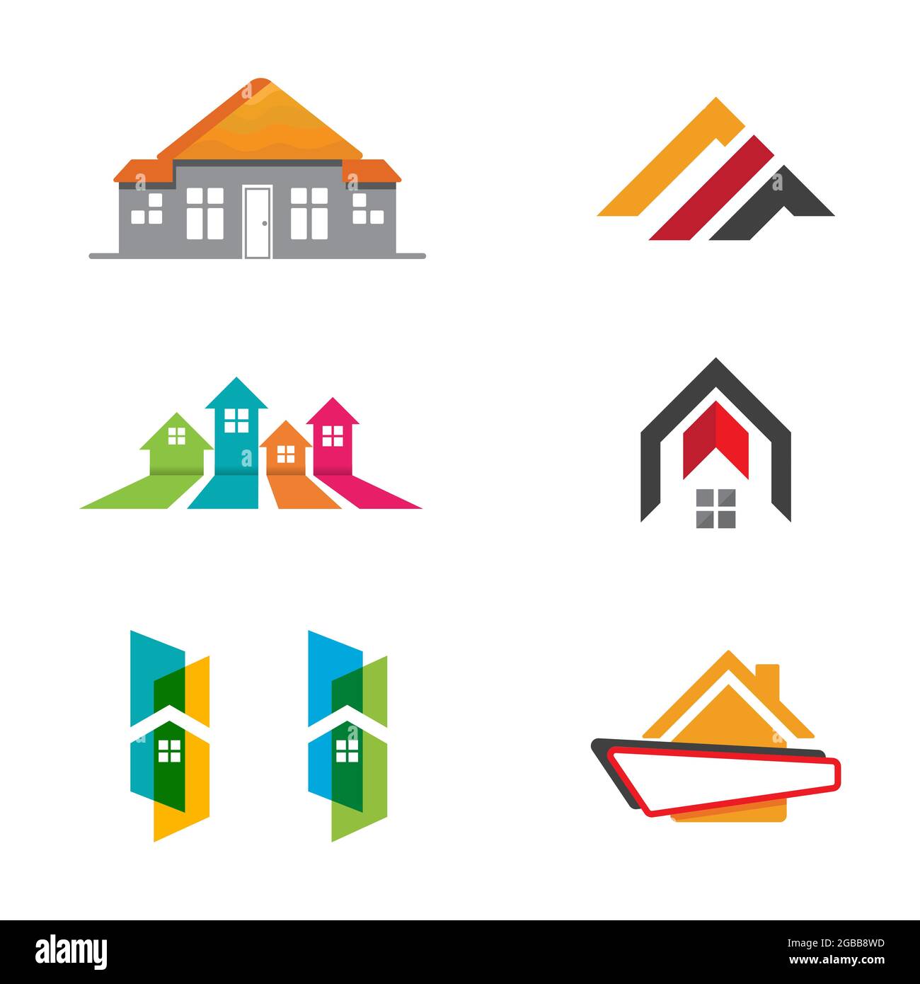 Real Estate , Property and Construction Logo design Stock Vector Image ...