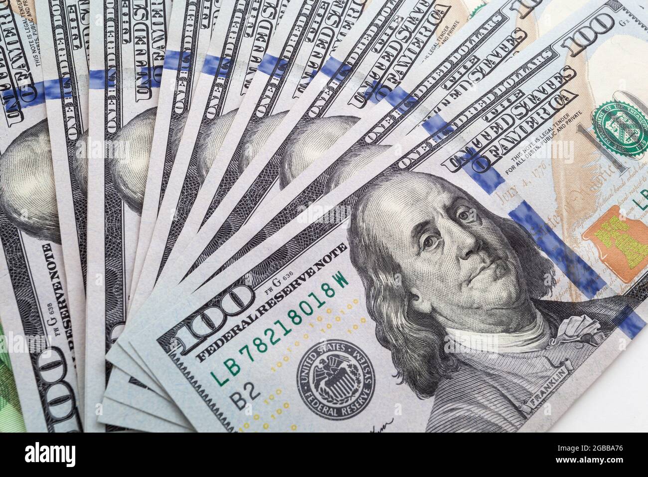 100 dollar bills pattern hi-res stock photography and images - Alamy