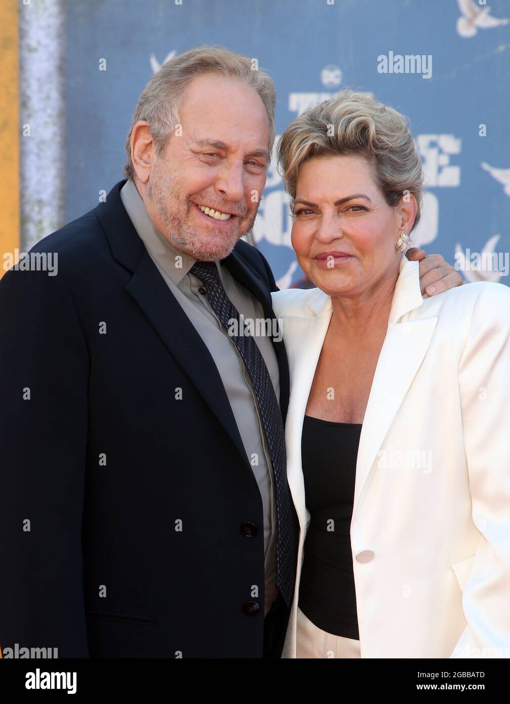 Los Angeles, Ca. 2nd Aug, 2021. Stephanie Haymes-Roven, Charles Roven, at Warner Bros. Premiere Of 'The Suicide Squad' at Regency Village Theatre in Los Angeles, California on August 2, 2021. Credit: Faye Sadou/Media Punch/Alamy Live News Stock Photo