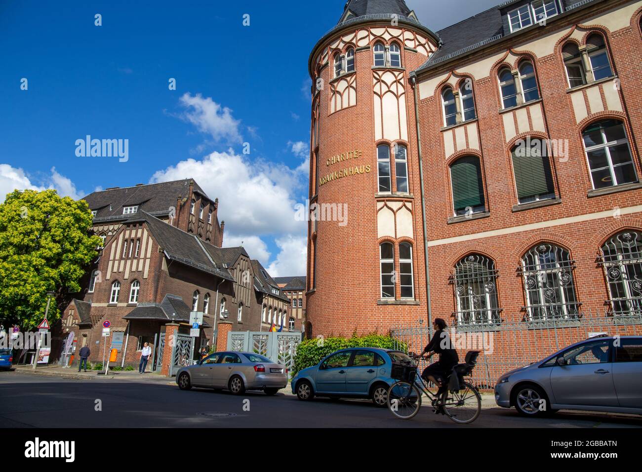 Exterior shot of the Berlin Charité Stock Photo