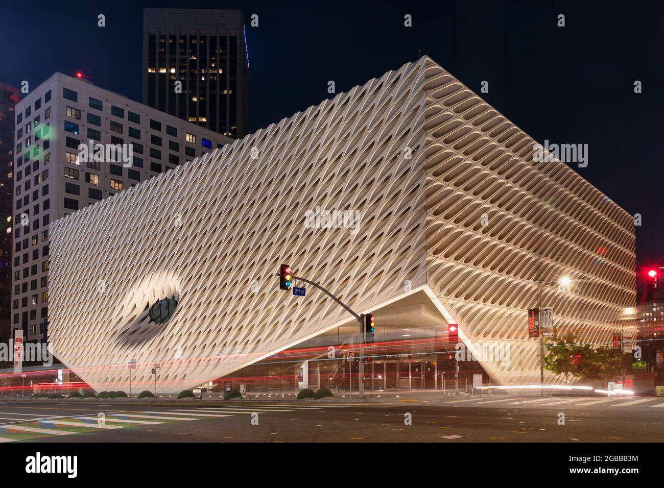 The Broad Museum, Downtown, Los Angeles, California, United States of America, North America Stock Photo