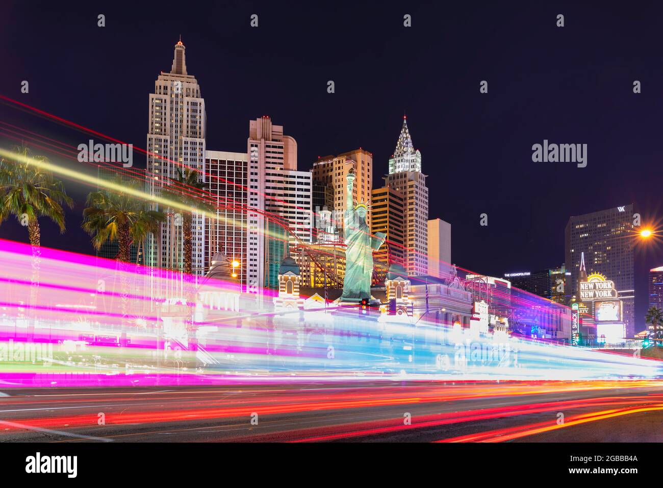 New York Hotel and Casino, Las Vegas Strip, Las Vegas, Nevada, United States of America, North America Stock Photo