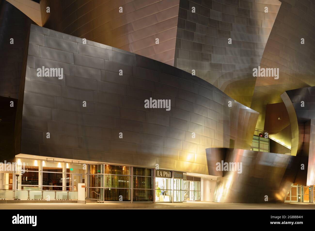 Walt Disney Concert Hall, Architect Frank Gehry, Los Angeles, California, United States of America, North America Stock Photo