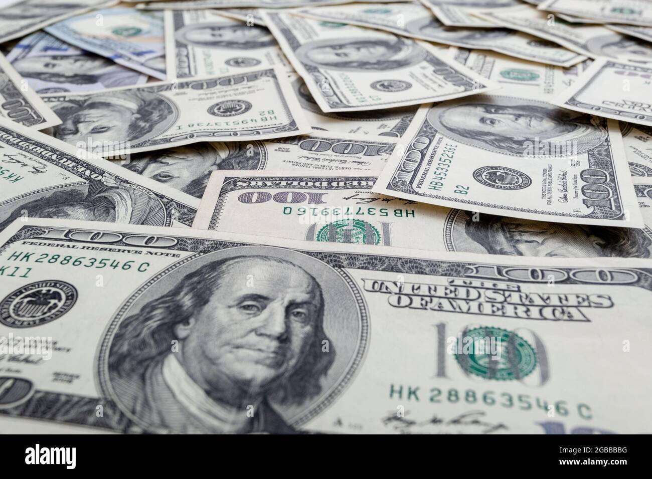 Texture US dollars. Background of one hundred dollar bills Stock Photo ...