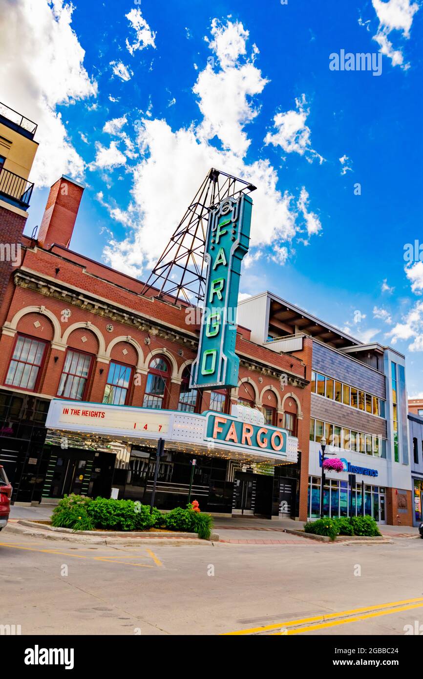 Fargo theater, Fargo, North Dakota, United States of America, North America Stock Photo