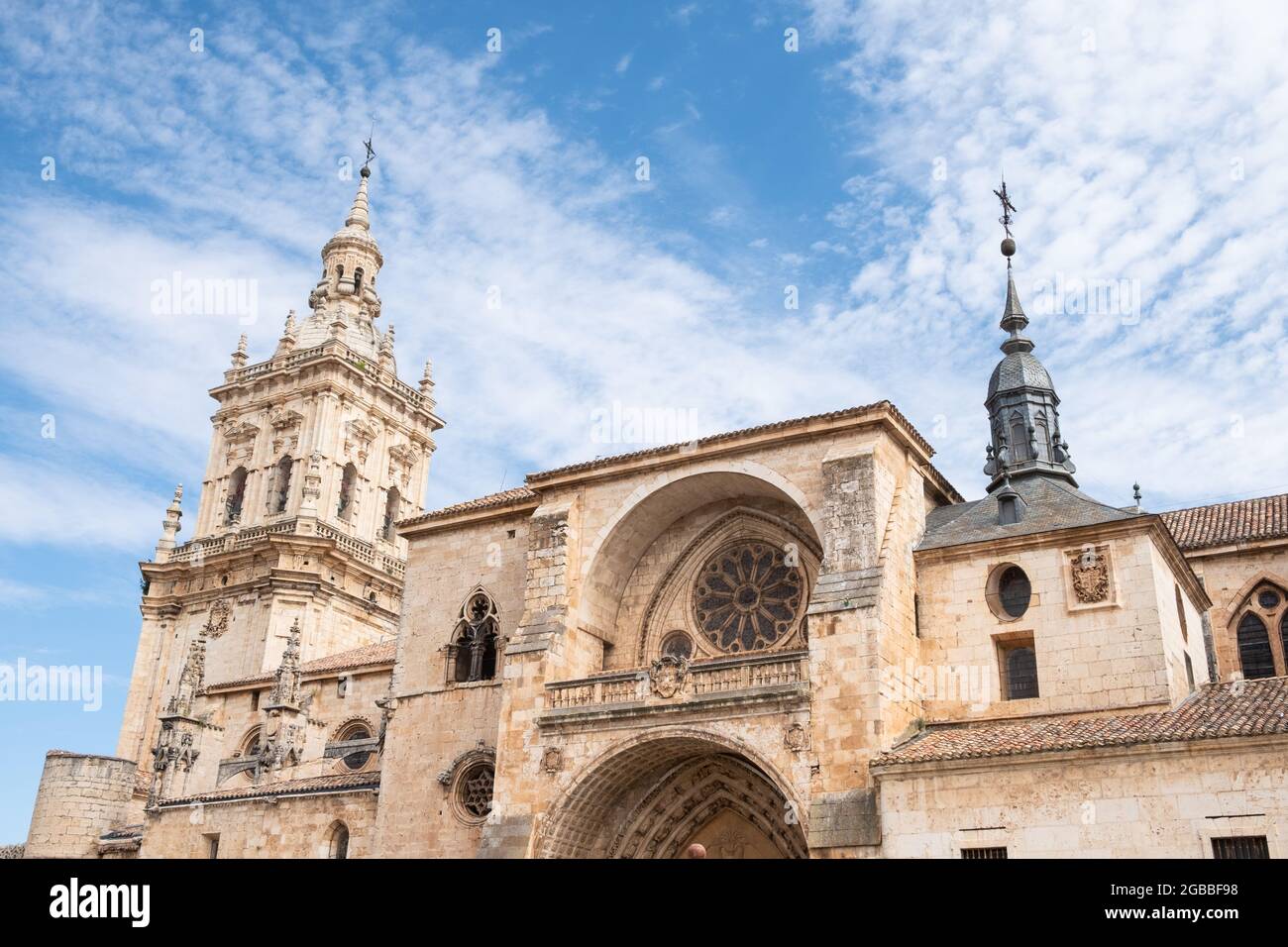 Burgo de Osma Cathedral, Soria, Spain Stock Photo