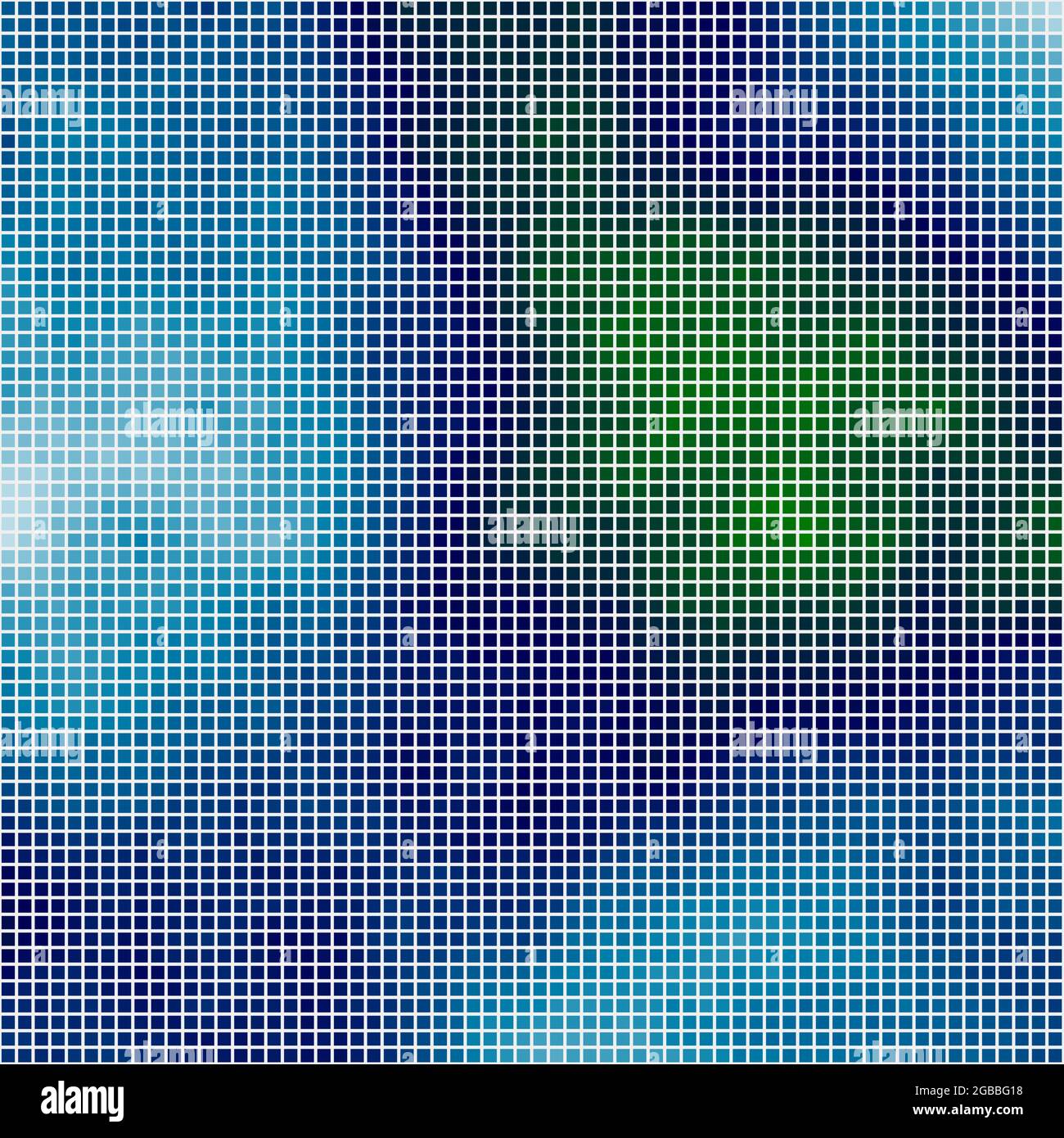 Abstract Geometrical color pixel generative art illustration Stock ...