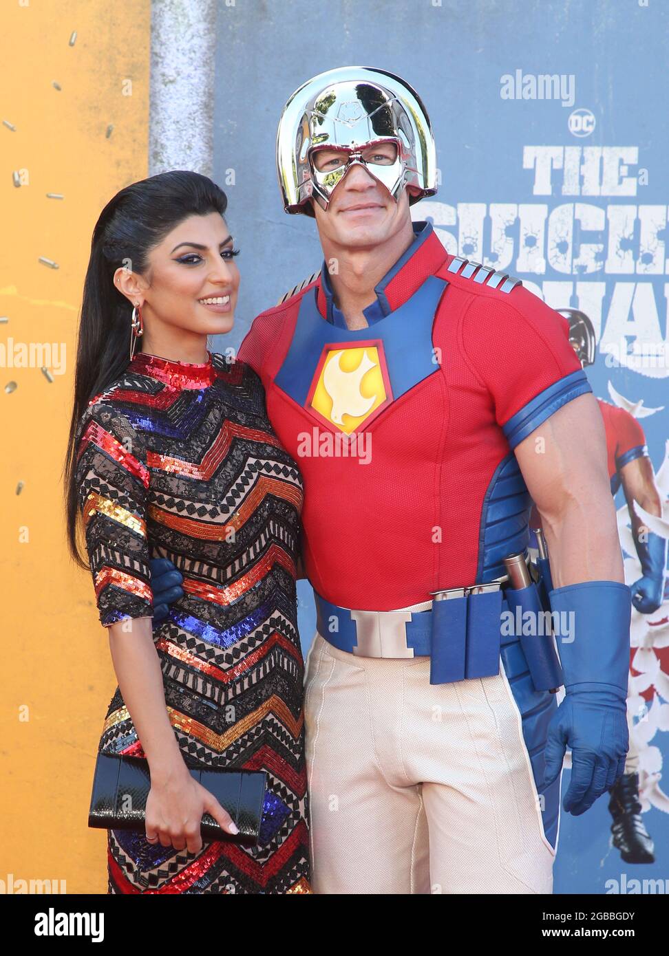 LOS ANGELES, CA - August 2: John Cena, Shay Shariatzadeh, at Warner Bros.  Premiere Of 