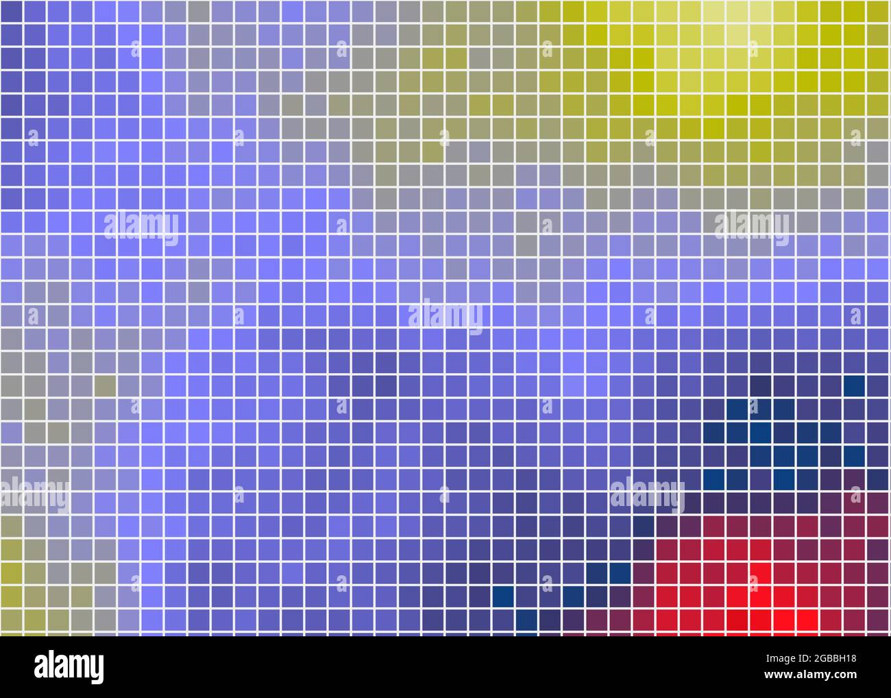 Abstract Geometrical color pixel generative art illustration Stock ...
