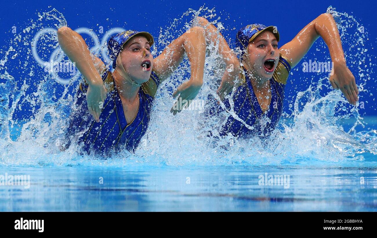 Tokyo 2020 Olympics Artistic swimming Women's Duet Technical