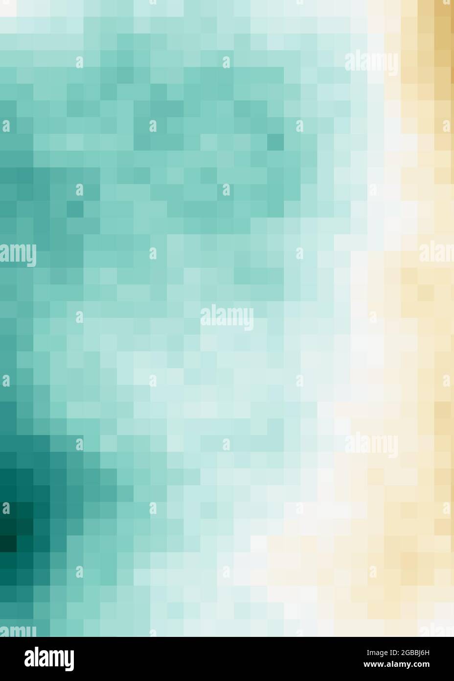 Abstract Geometrical color pixel generative art illustration Stock ...