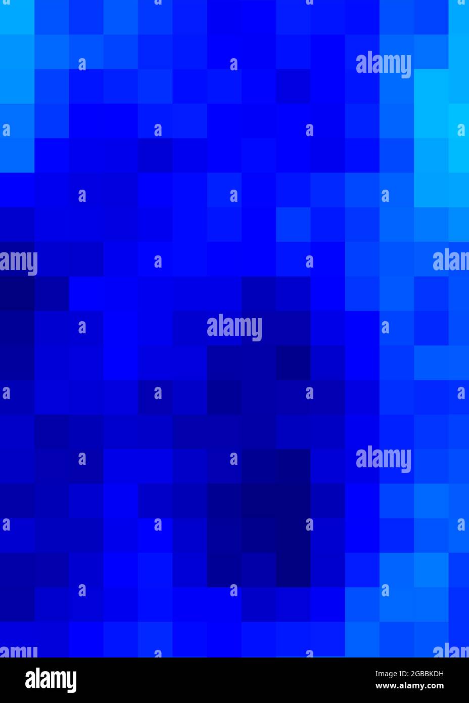 Abstract Geometrical color pixel generative art illustration Stock ...